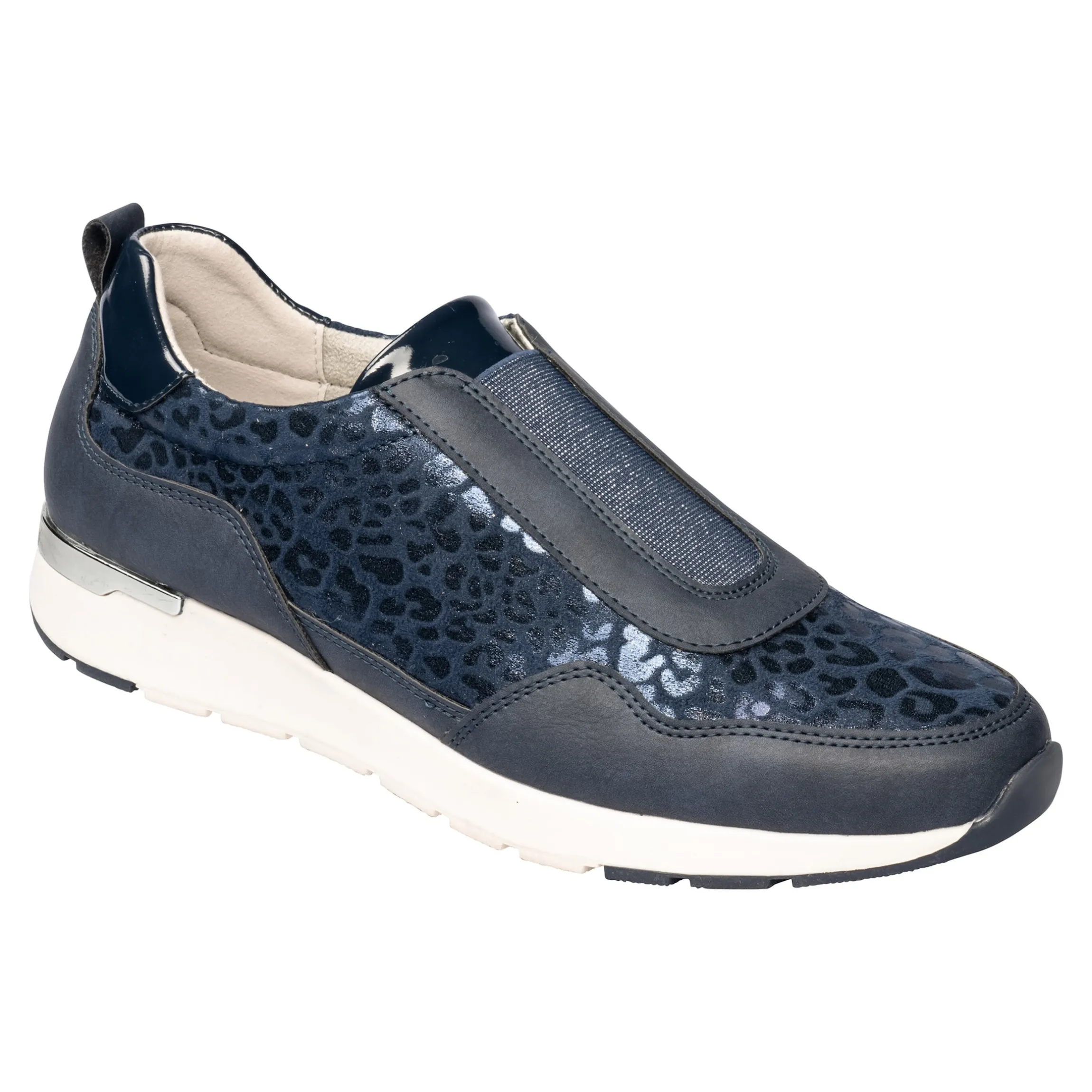 Stretch-Sneaker "Leo" blau
