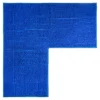 Super-Soft-Badematte „eckig“ blau