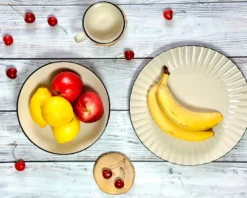 Suppenteller-Set, Steinzeug Osita