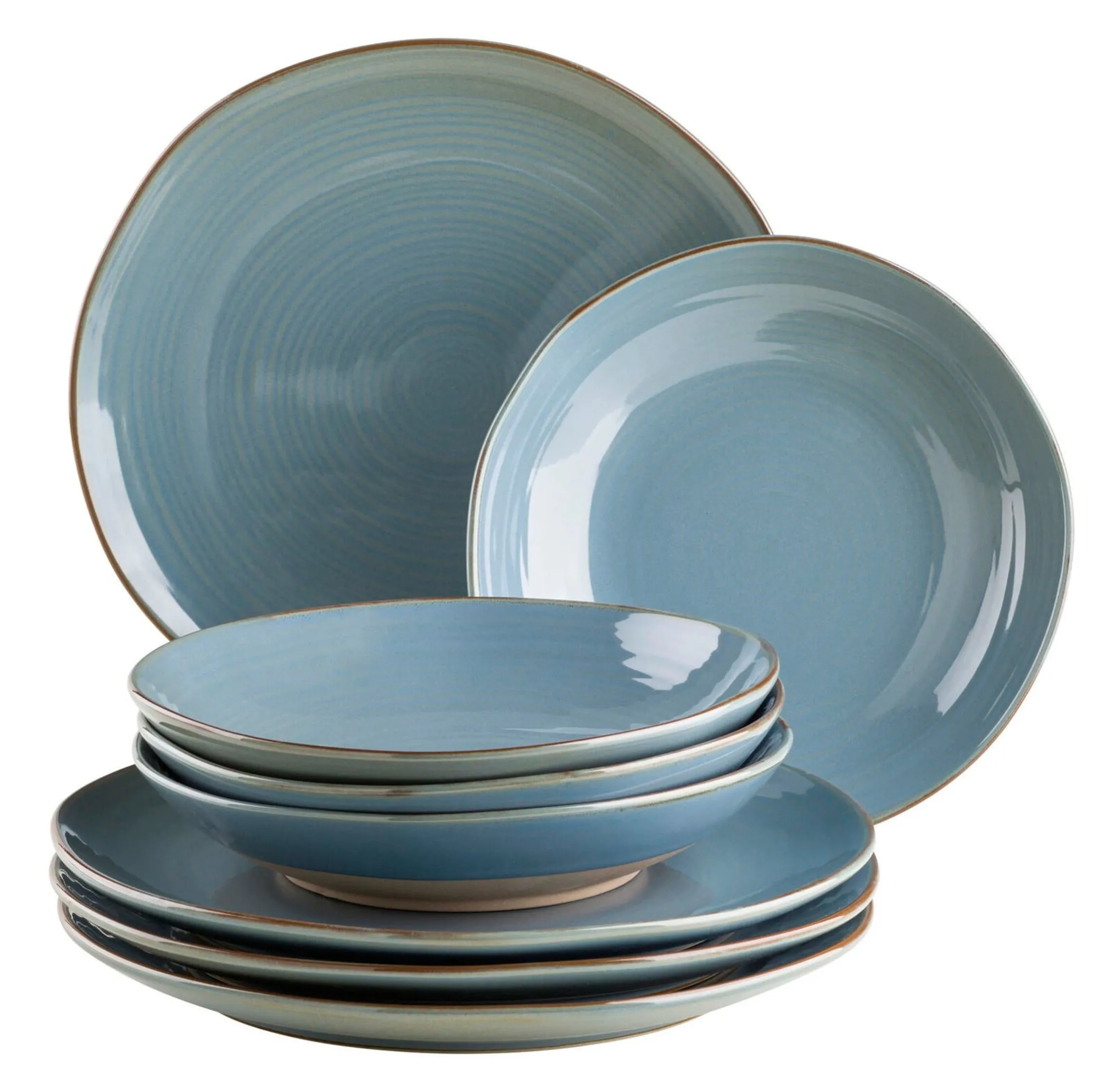 Tafelservice, Keramik Nottingham Blau