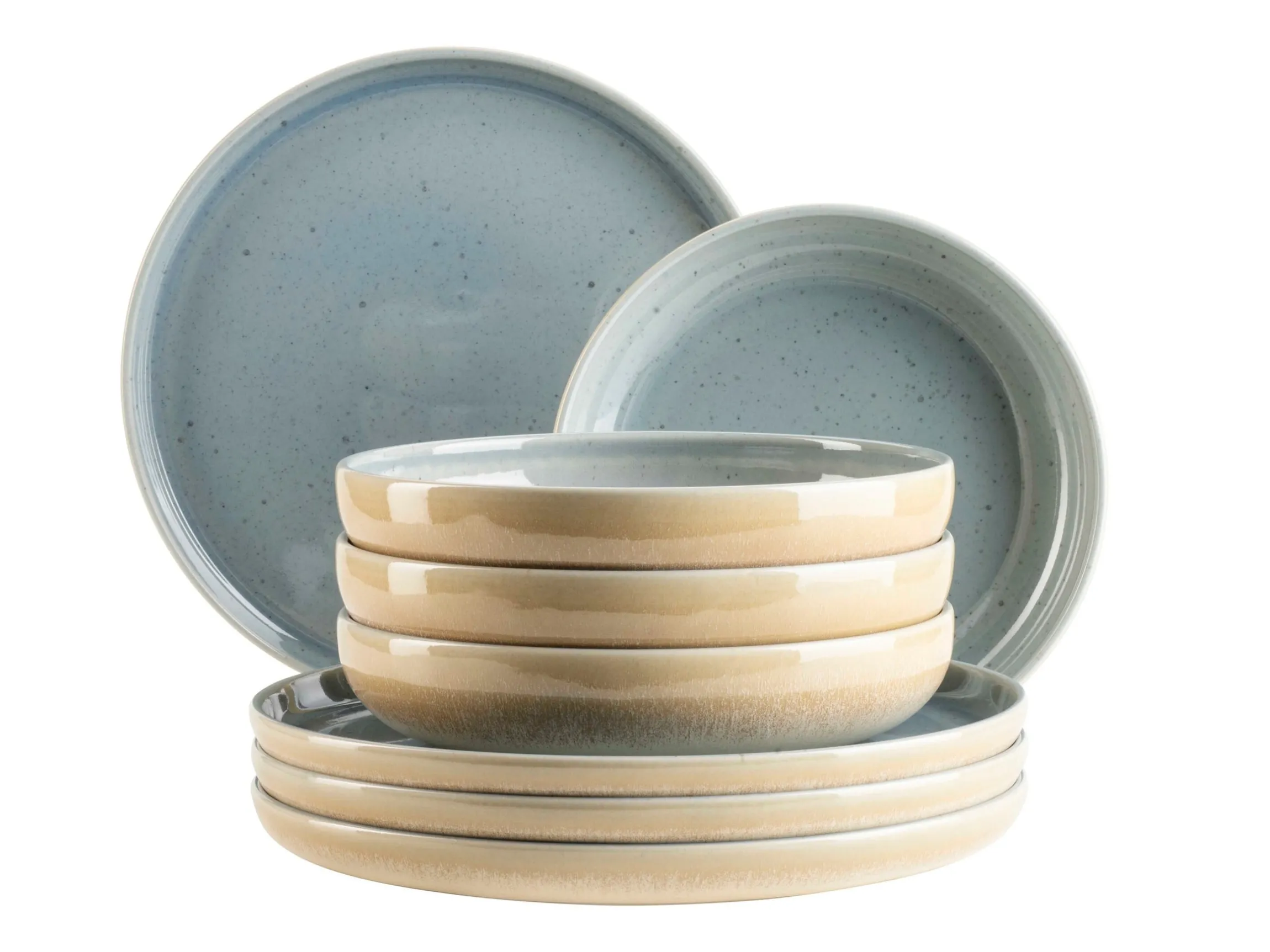 Tafelservice, Steinzeug Candy Blau