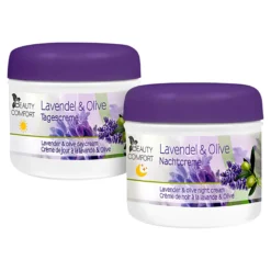 Tages- und Nachtcreme "Lavendel", 2 Stück je 125 ml