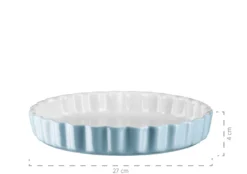 Tarteform 27 cm, Keramik KITCHEN TIME Blau