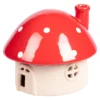 Teelicht-Haus „Pilz“ groß (ØxH): 16,6x13,6 cm