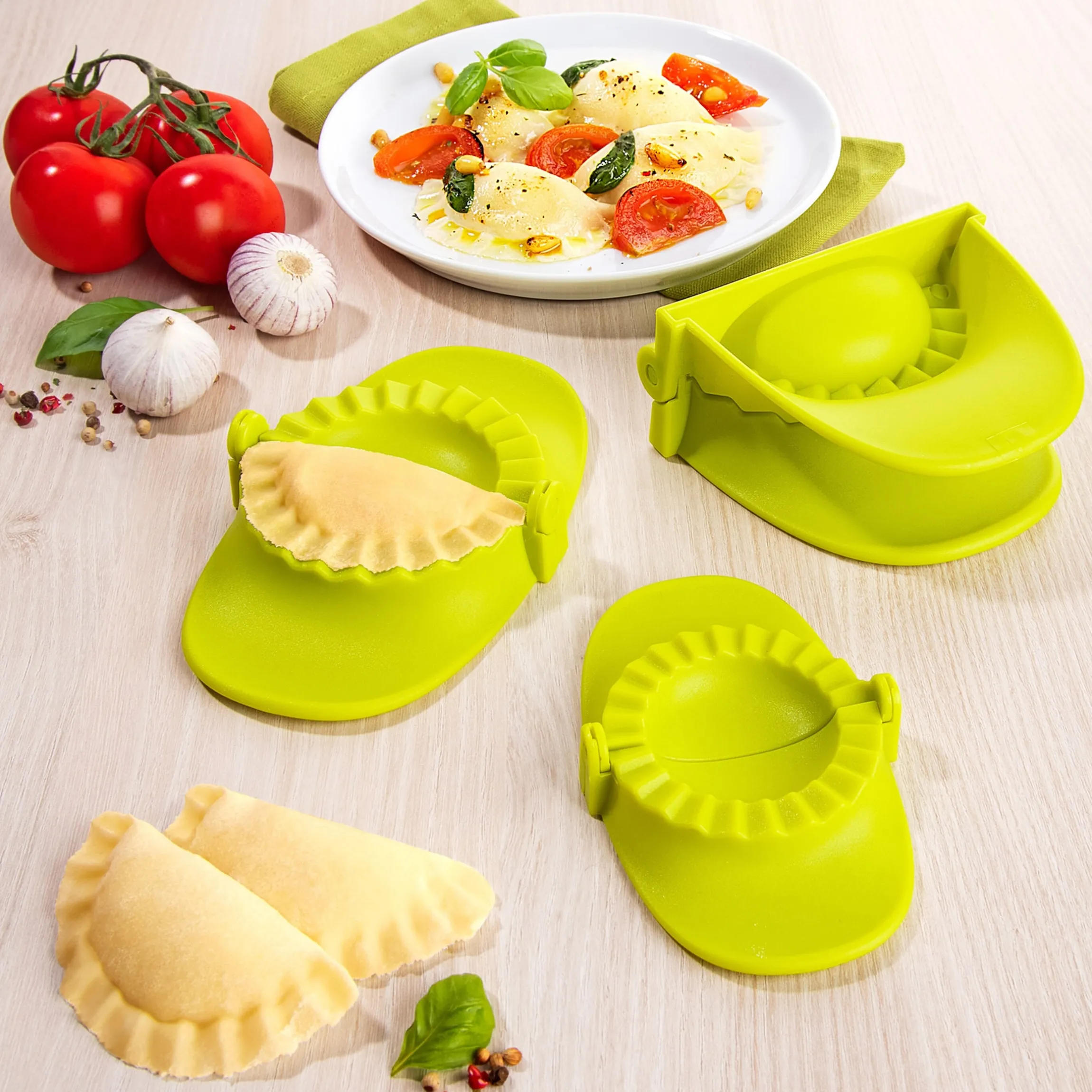 Teigtaschen-Former-Set, 3-teilig