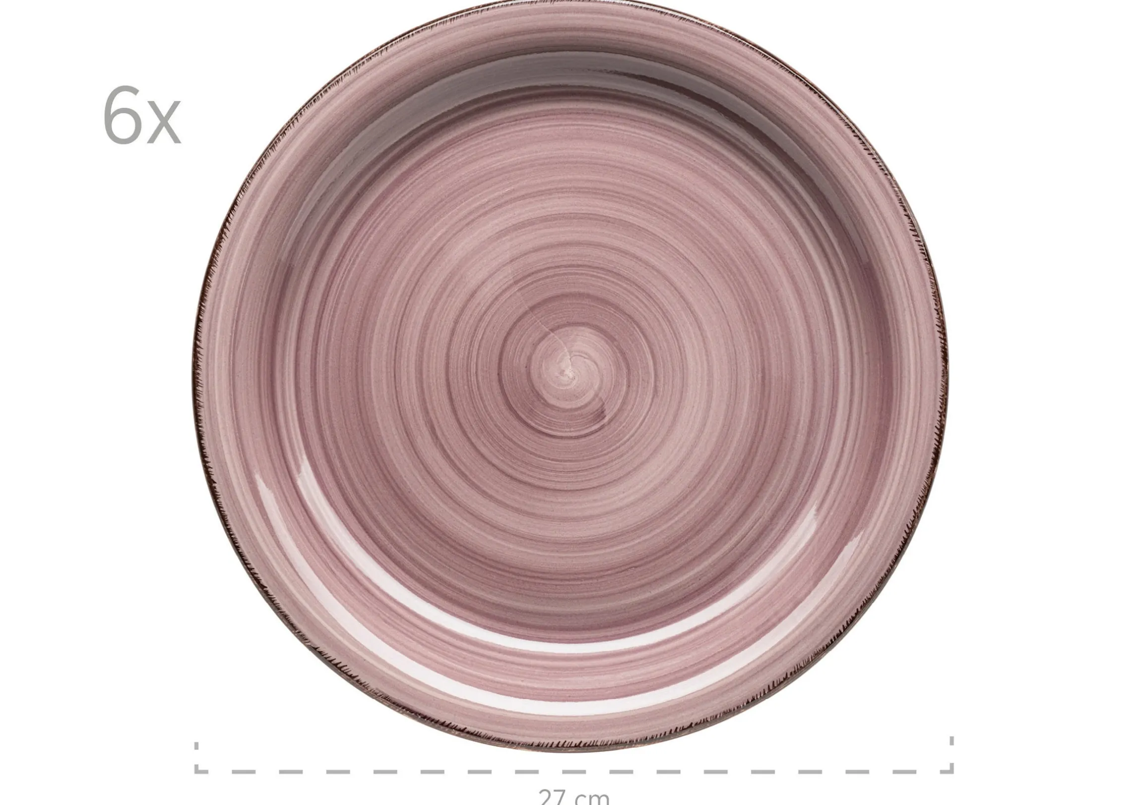 Teller-Set, Steingut Lumaca Berry