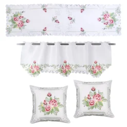 Textil-Set „Rose“, 4-teilig