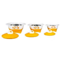 Thermoschüssel-Set „Herbstblumen“, 6-teilig