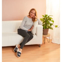 Thermo-Stretch-Leggings "Ute" anthrazit