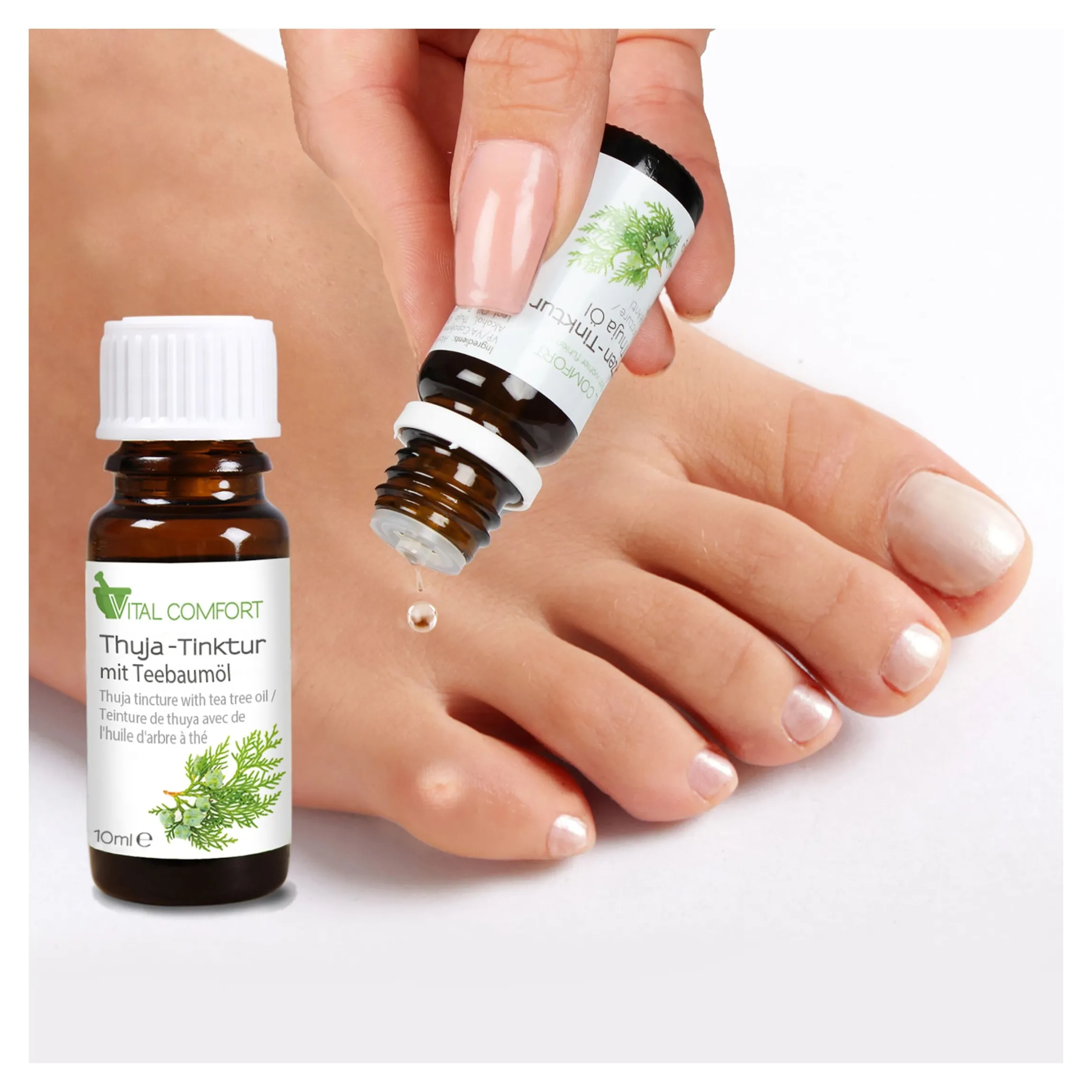 Thuja-Tinktur mit Teebaumöl, 10 ml