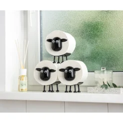 Toilettenpapierhalter „Wolli“, 3 Stück