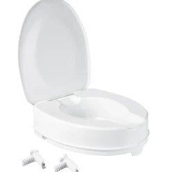 Toilettensitzerhöhung mit Deckel