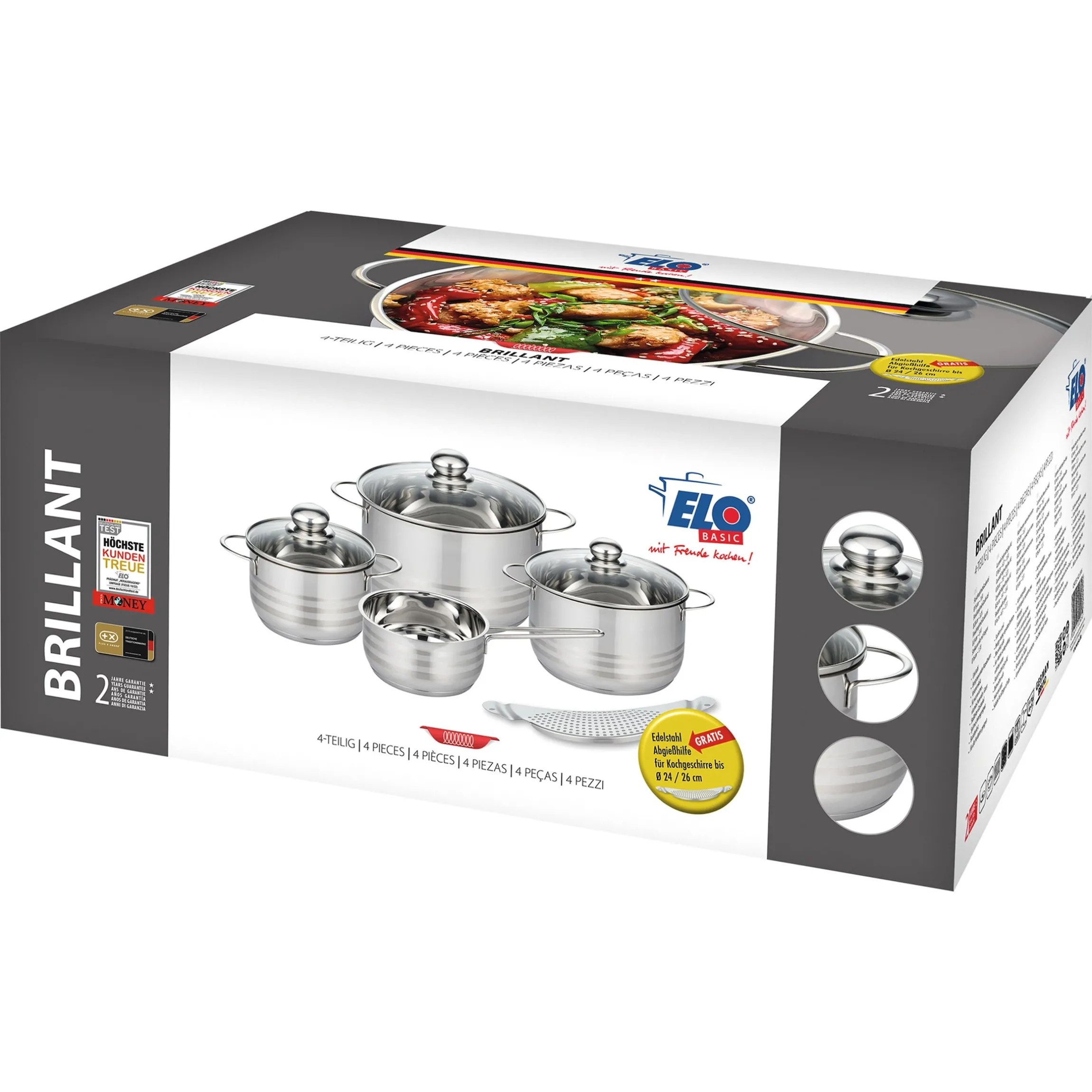 Topfset "Brilliant", 8-teilig
