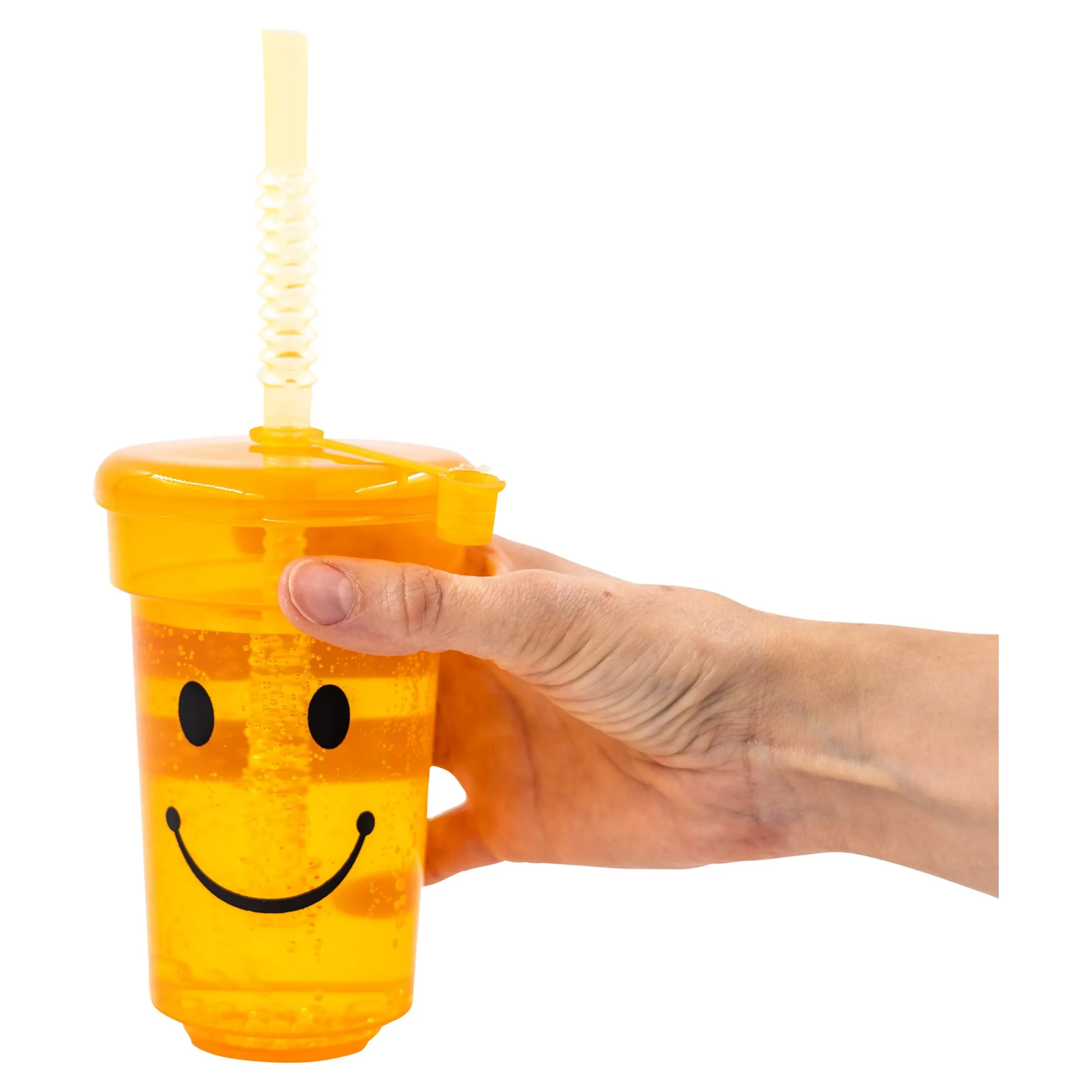 Trinkbecher-Set "Safety" mit Trinkhalm, 6 Stück