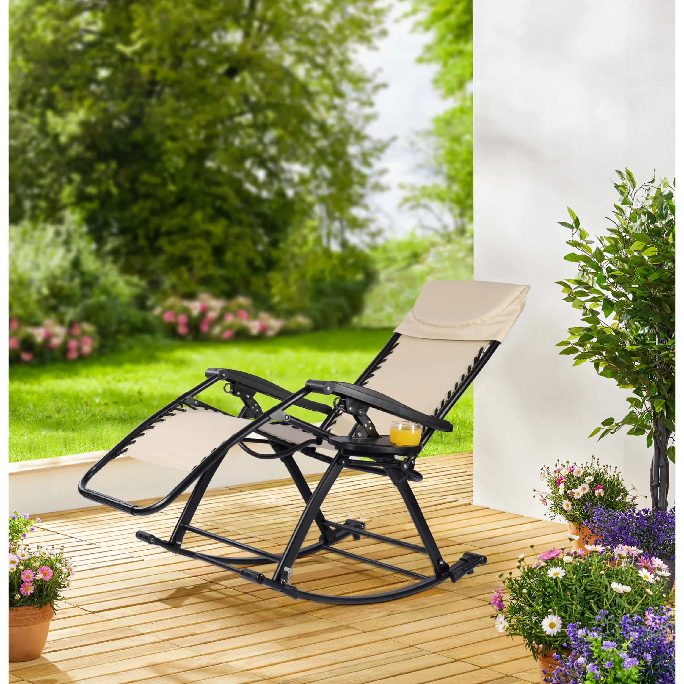 Variabler-Schaukelstuhl "Premium" creme