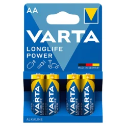 Varta-Longlife-Power-Batterien AA, 4 Stück