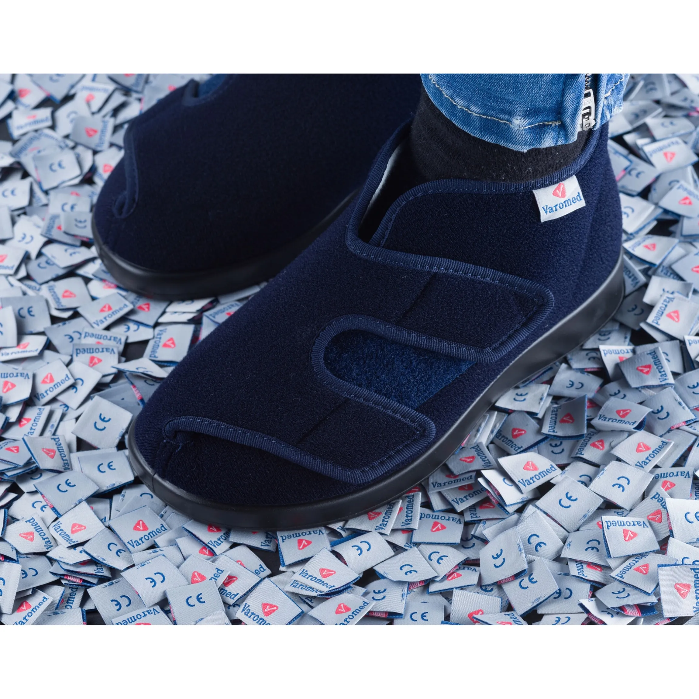 Verbandschuh Genua blau