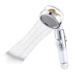 Wassersparender Duschkopf "Aquadon Eco Tornado" gold