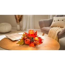 Windlicht „goldener Herbst“