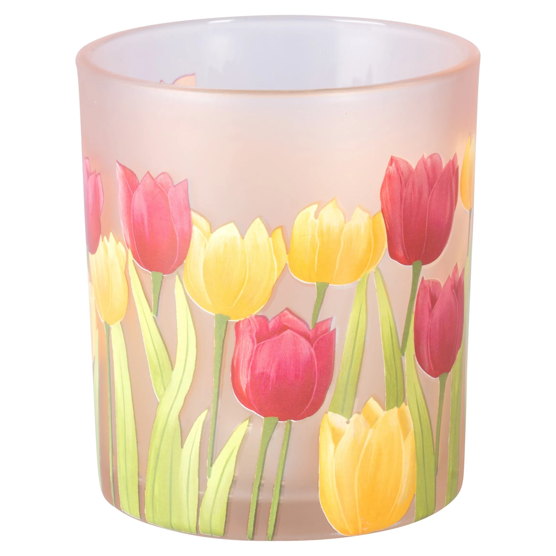 Windlicht „Tulpen“ Ø 8,8 cm