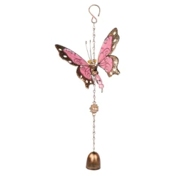 Windspiel „Schmetterling“ pink