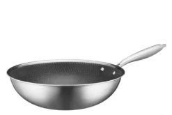 Wok 30 cm, Edelstahl Hestia Keramik