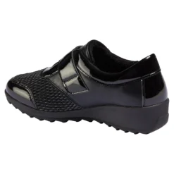Wärmeklettschuh "Stretch" schwarz