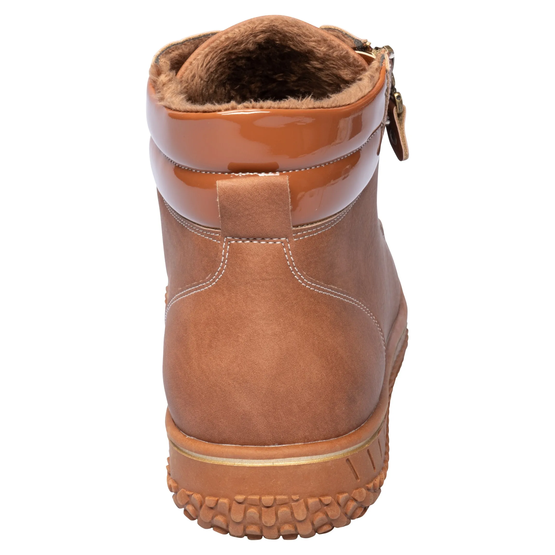 Wärme-Knöchelsneaker "Maria" cognac