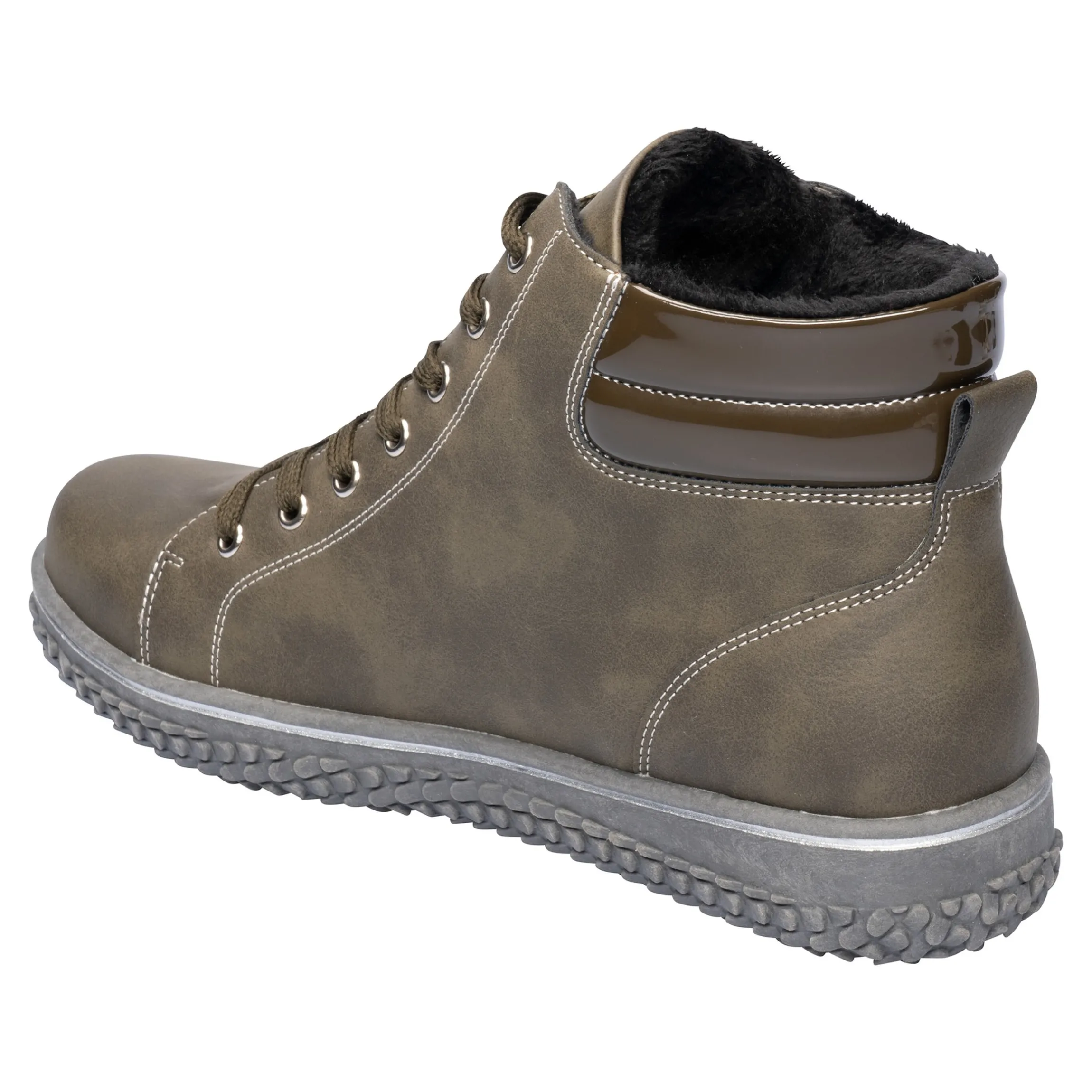 Wärme-Knöchelsneaker "Maria" khaki