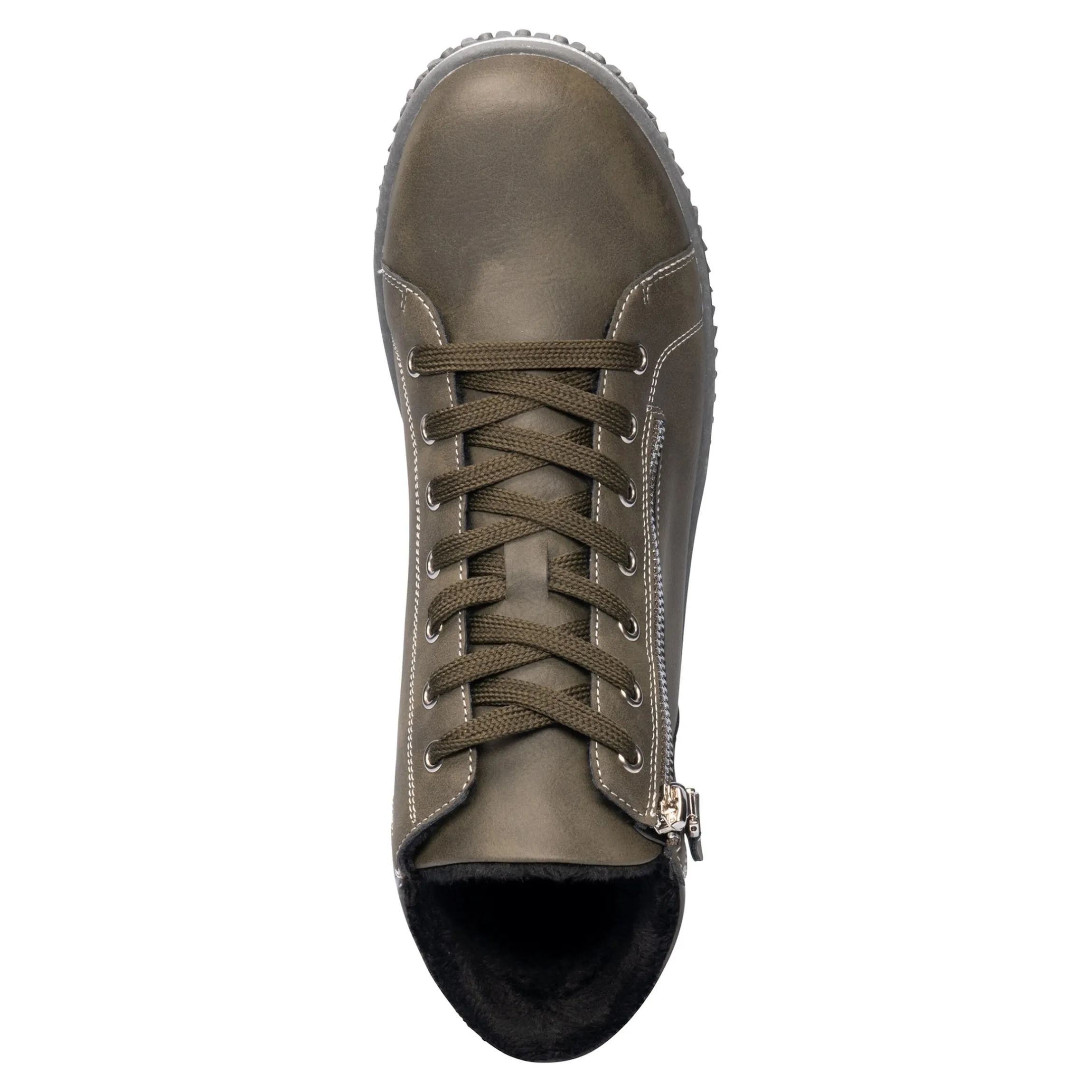 Wärme-Knöchelsneaker "Maria" khaki