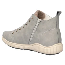 Wärme-Knöchelsneaker mit Wolle "Sabine" grau