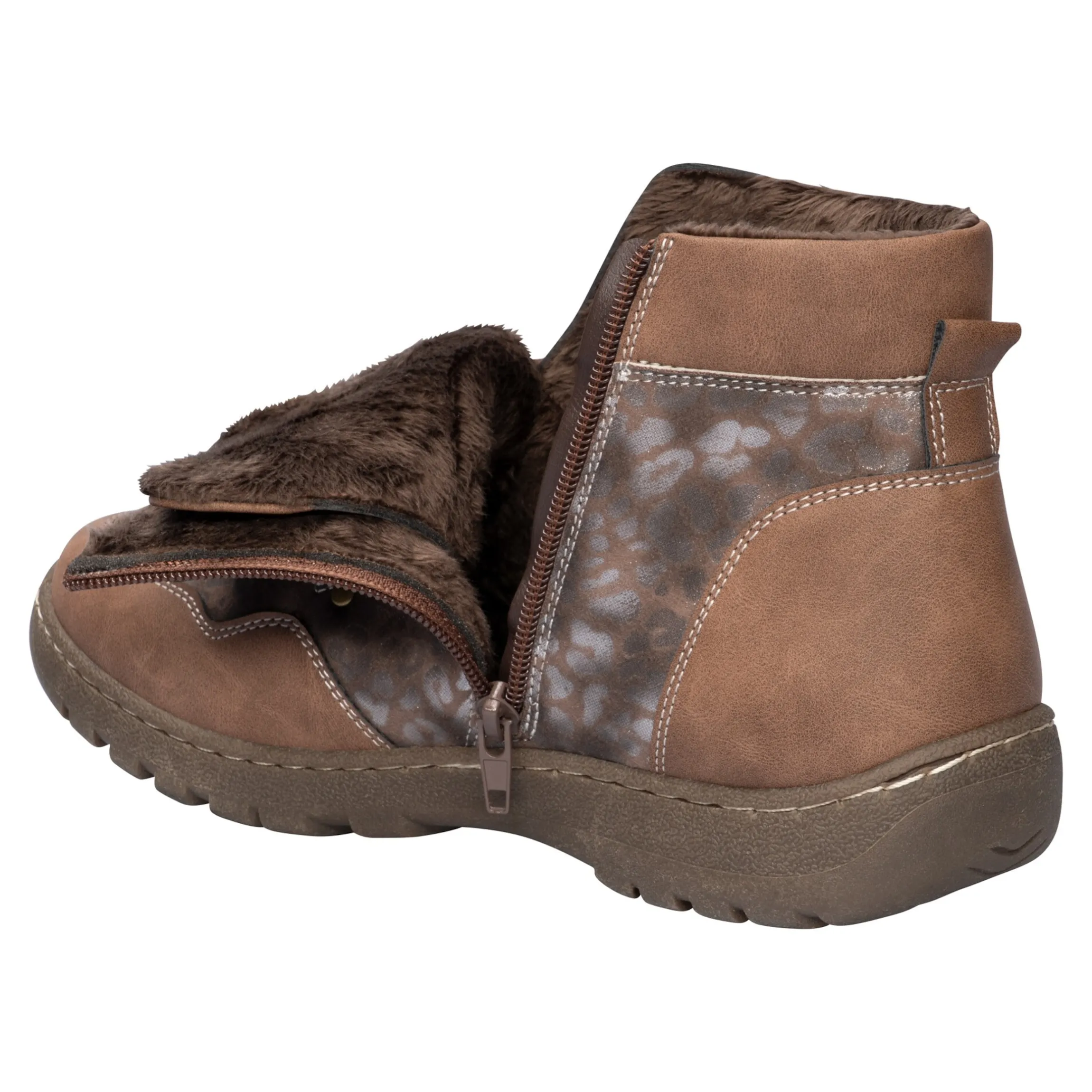 Wärme-Knöchelsneaker "Susanne" braun