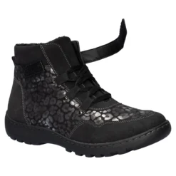 Wärme-Knöchelsneaker "Susanne" schwarz