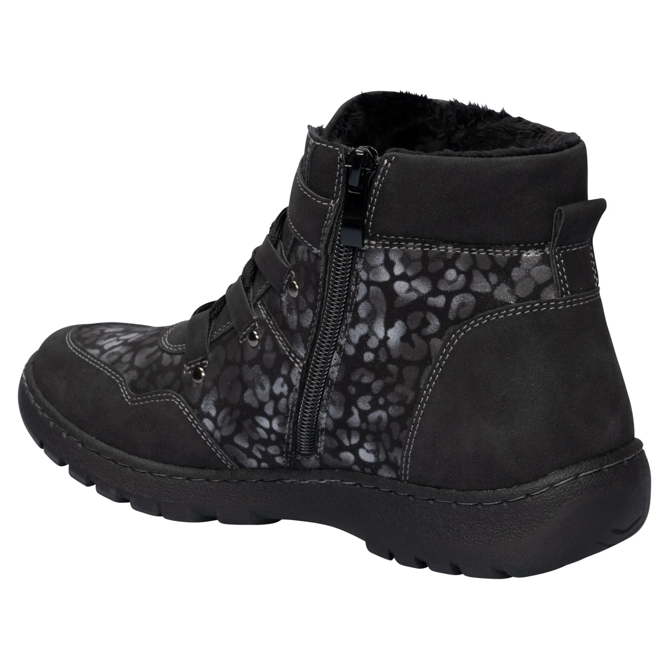 Wärme-Knöchelsneaker "Susanne" schwarz