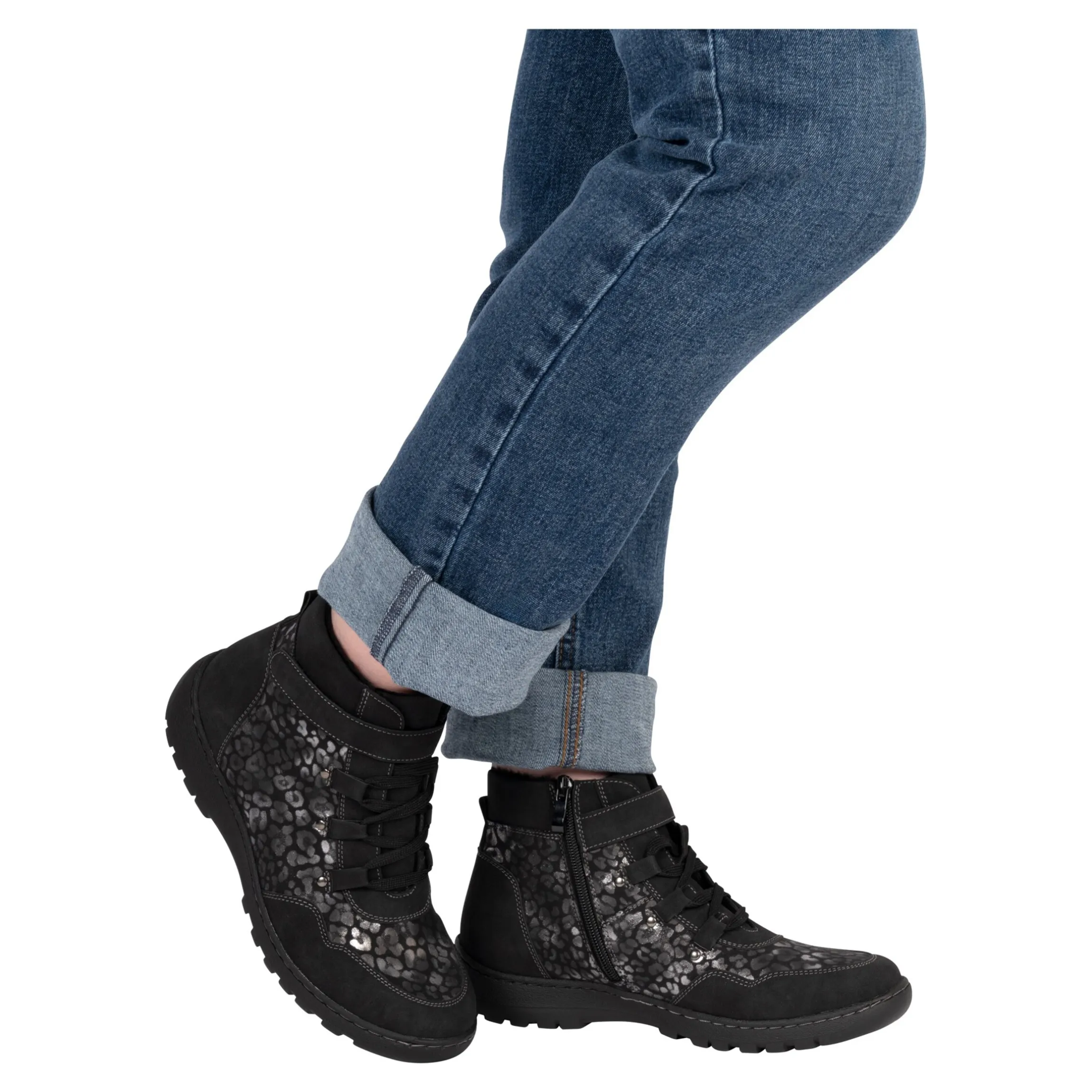 Wärme-Knöchelsneaker "Susanne" schwarz