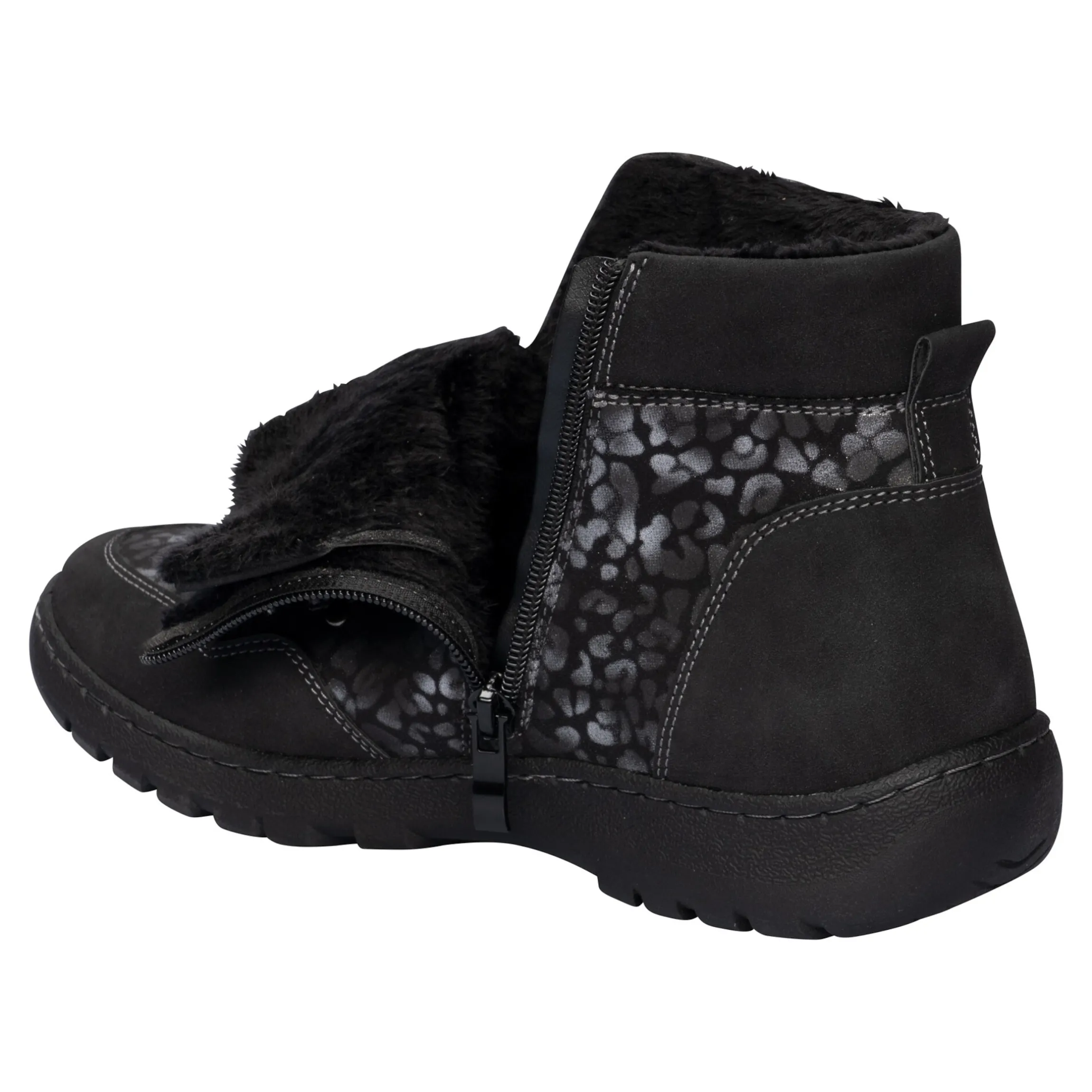Wärme-Knöchelsneaker "Susanne" schwarz