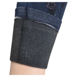 Wärme-Leggings „Jeans-Flower“