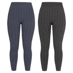 Wärme-Leggings „Zopfmuster“, 2 Stück