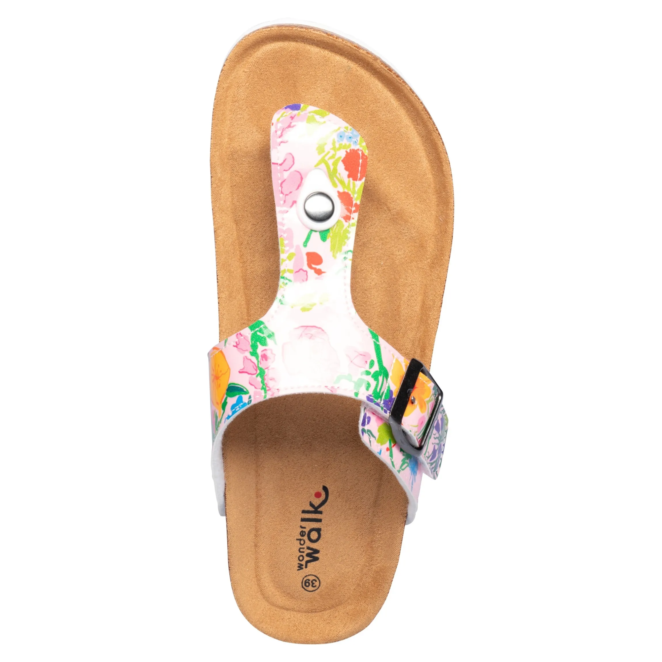 Zehen-Klettpantolette „Tropical“
